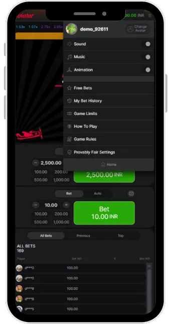 Aviator game settings and configurations